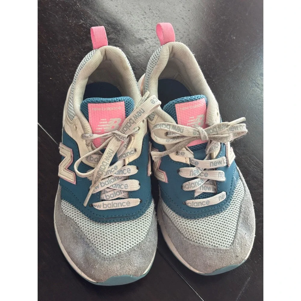 New Balance 997H Kids Blue Pink Grey Sneakers PR997HEG Size 12 Kids